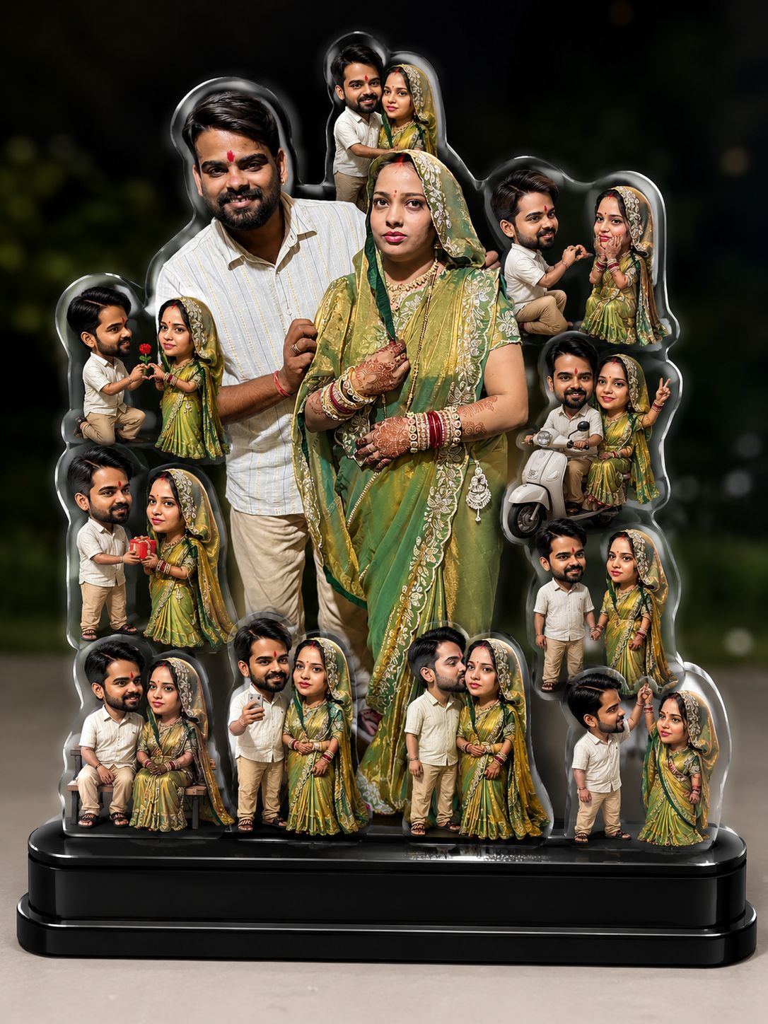 Husband & Wife Custom Caricature - Classic